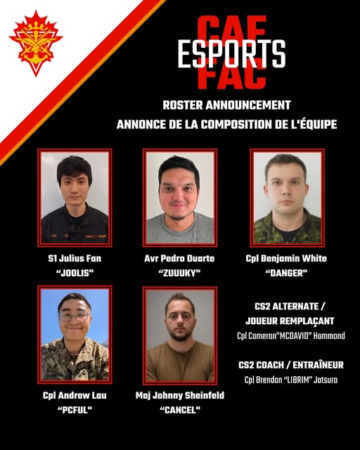 Quân đội Canada ra mắt đội tuyển Counter-Strike 2 đầu tiên trong lịch sử - Ảnh 2.