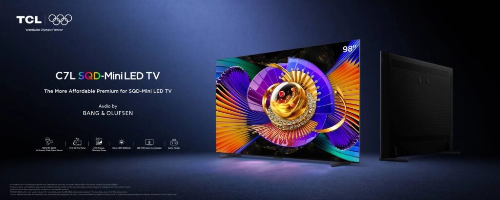 TCL ra mắt mẫu TV C7L 2026 với công nghệ Mini-LED và âm thanh B&O