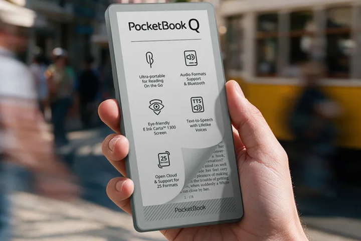 PocketBook Q: Thiết Bị Đọc Sách Siêu Nhỏ Gọn Với Tuổi Thọ Pin Ấn Tượng
