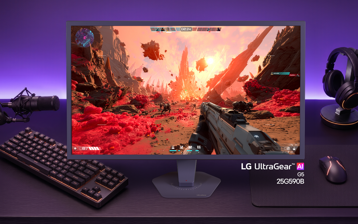 Khám Phá LG UltraGear 25G590B: Màn Hình Gaming Với Tần Số Quét Đột Phá 1000Hz