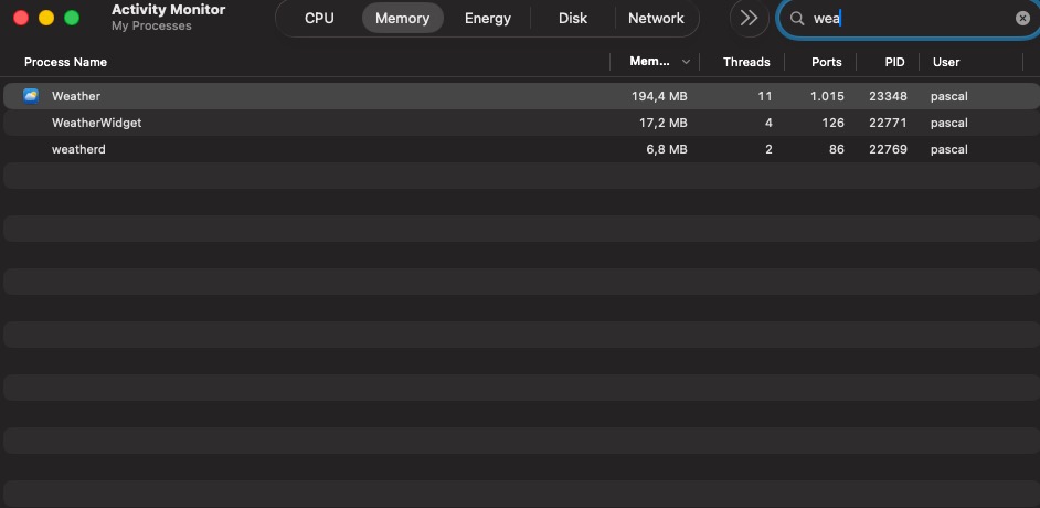 Ứng dụng tích hợp trên macOS sử dụng vài trăm MB RAM