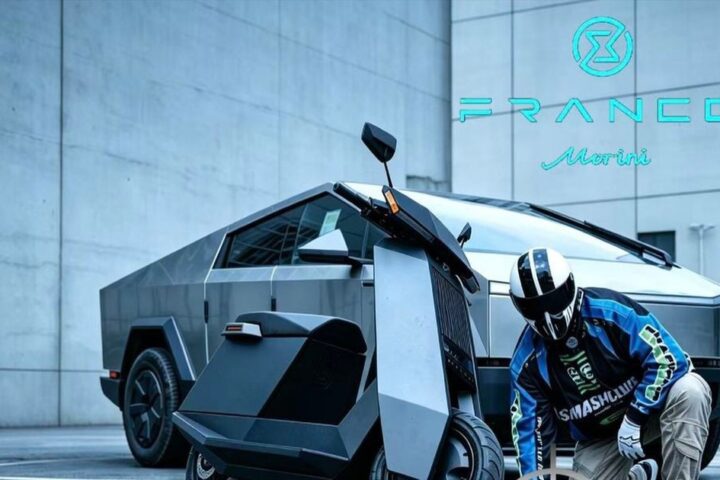 Frank P1 2026 — Xe máy điện phong cách cyber, mạnh 13,5kW và tầm hoạt động 200 km