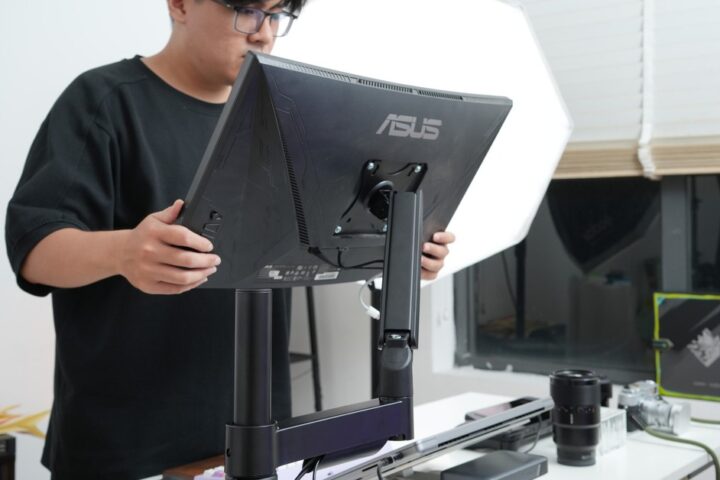 Arm màn hình giá rẻ: đánh giá chi tiết HyperWork P1 Single cho màn hình 17–32 inch