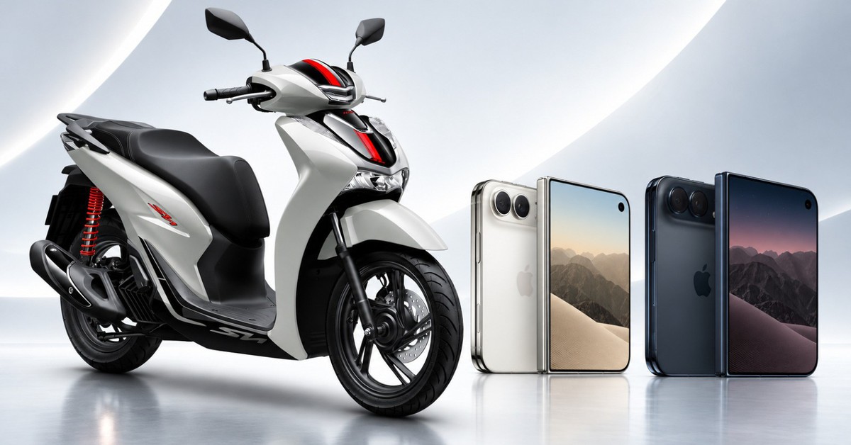 Chi 104 triệu: so sánh iPhone Duo 2TB và Honda SH 160i để quyết định mua