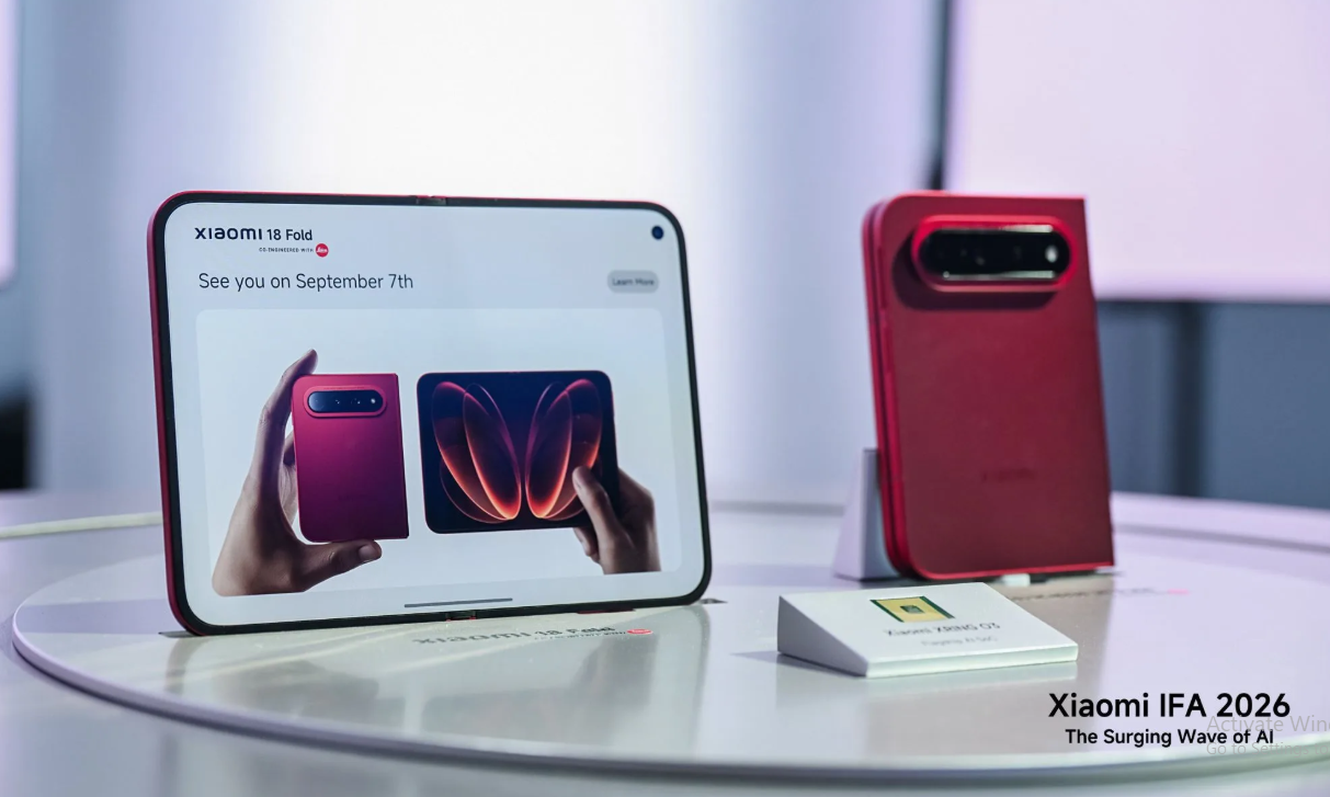 Xiaomi 18 Fold hé lộ tại IFA 2026: chip XRing O3 và màn hình 7,58 inch